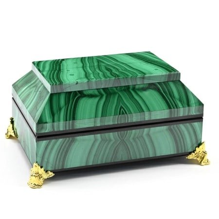 Ларец из камня для украшений ПОДАРОК УРАЛА 037rk.3200104-2