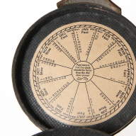 Морской компас в кожаном футляре NA-16002  - Морской компас в кожаном футляре NA-16002 