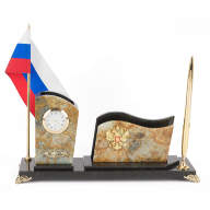 Настольный письменный набор с флагом РФ AZY-7844 - Настольный письменный набор с флагом РФ AZY-7844