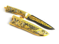 Нож подарочный украшенный ТОРНАДО RO-P234.1