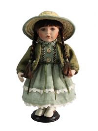 Кукла фарфоровая на подставке YF-12592