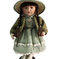 Кукла фарфоровая на подставке YF-12592 - Кукла фарфоровая на подставке YF-12592