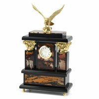 Часы каминные из яшмы ОРЕЛ AZRK-3301-210ct