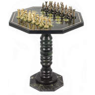 Шахматный стол с каменными фигурками РИМЛЯНЕ AZY-7829 - Шахматный стол с каменными фигурками РИМЛЯНЕ AZY-7829