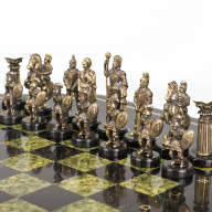Шахматный стол с каменными фигурками РИМЛЯНЕ AZY-7829 - Шахматный стол с каменными фигурками РИМЛЯНЕ AZY-7829