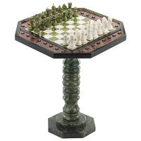 Шахматный стол из камня КЛАССИКА-2 AZY-9293