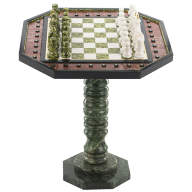 Шахматный стол из камня КЛАССИКА-2 AZY-9293 - Шахматный стол из камня КЛАССИКА-2 AZY-9293