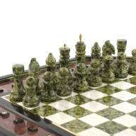 Шахматный стол из камня КЛАССИКА-2 AZY-9293 - Шахматный стол из камня КЛАССИКА-2 AZY-9293