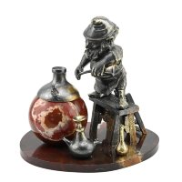Композиция из бронзы и яшмы ХИМИК AZRK-1350998
