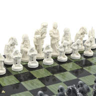 Шахматы подарочные из камня СРЕДНЕВЕКОВЬЕ AZRK-1318971-3 - Шахматы подарочные из камня СРЕДНЕВЕКОВЬЕ AZRK-1318971-3