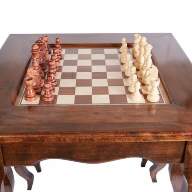 Стол ломберный шахматный КЛАССИЧЕСКИЙ С 2-я табуретами AZGGU402 - Стол ломберный шахматный КЛАССИЧЕСКИЙ С 2-я табуретами AZGGU402