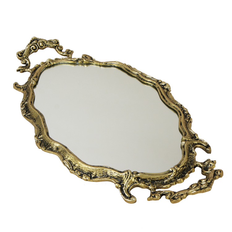 Поднос бронзовый декоративный BP-10157-D 