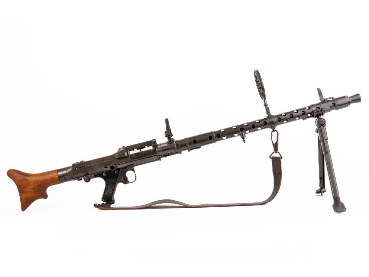 Макет. Пулемет MG-34 с прицельной планкой и ремнем (макет, ММГ) DE-9317