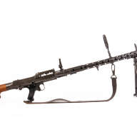 Макет. Пулемет MG-34 с прицельной планкой и ремнем (макет, ММГ) DE-9317 - Макет. Пулемет MG-34 с прицельной планкой и ремнем (макет, ММГ) DE-9317