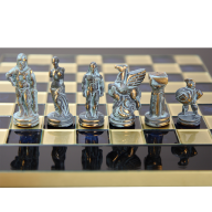 Подарочные шахматы ДРЕВНЯЯ СПАРТА MP-S-16-B-28-BLU - Подарочные шахматы ДРЕВНЯЯ СПАРТА MP-S-16-B-28-BLU
