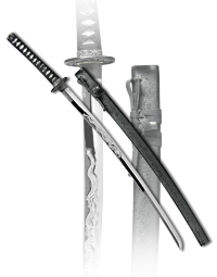 Самурайский меч, катана КУРОЙШИМЕ SI-SW-100-DR-KA