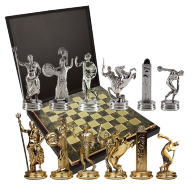 Шахматы ОЛИМПИЙСКИЕ ИГРЫ MP-S-7-36-BRO - Шахматы ОЛИМПИЙСКИЕ ИГРЫ MP-S-7-36-BRO