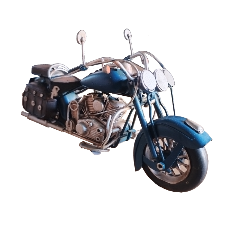 Коллекционная модель мотоцикла HARLEY DAVIDSON, синий RD-2004-D-2216-BLU