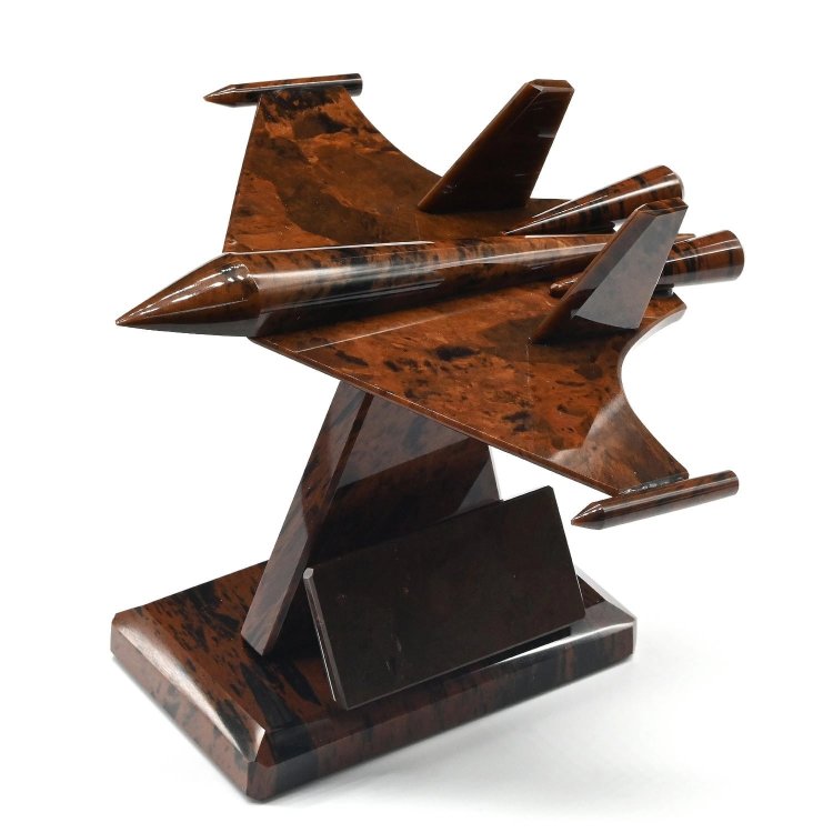 Кабинетная композиция из обсидиана СУ-30 AZRK-1450-972