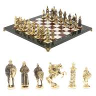 Шахматы подарочные БОГАТЫРИ с фигурами из бронзы AZY-127559 - Шахматы подарочные БОГАТЫРИ с фигурами из бронзы AZY-127559