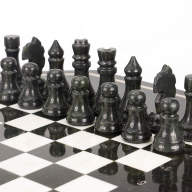 Шахматный стол с каменными фигурками AZY-7832 - Шахматный стол с каменными фигурками AZY-7832