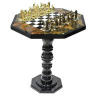 Шахматный стол из камня ГРЕЧЕСКАЯ МИФОЛОГИЯ AZRK-3302124 - Шахматный стол из камня ГРЕЧЕСКАЯ МИФОЛОГИЯ AZRK-3302124