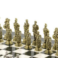 Шахматы из камня РИМСКИЕ ЛЕГИОНЕРЫ AZY-120796 - Шахматы из камня РИМСКИЕ ЛЕГИОНЕРЫ AZY-120796