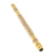 Подарочная шариковая ручка с зелёным фианитом AZY-126877 - Подарочная шариковая ручка с зелёным фианитом AZY-126877