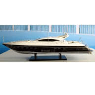 Модель яхты MANGUSTA 108 Black Hull SB0042PB - Модель яхты MANGUSTA 108 Black Hull SB0042PB
