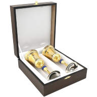 Набор бокалов для вина и шампанского с гравюрой Златоуст AZRK-3331021 - Набор бокалов для вина и шампанского с гравюрой Златоуст AZRK-3331021