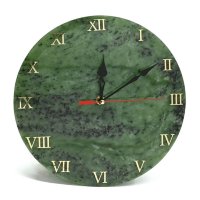 Настенные часы из натурального нефрита КЛАССИКА 037rk.3720931