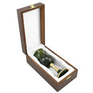 Бокал для вина из нефрита с позолотой и росписью AZRK-3330427 - Бокал для вина из нефрита с позолотой и росписью AZRK-3330427
