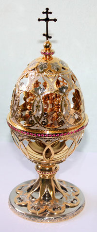 Подарочное пасхальное яйцо ХРАМ LPS045-011.29