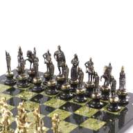 Шахматы подарочные из камня РУССКИЕ ВОИНЫ AZY-121425 - Шахматы подарочные из камня РУССКИЕ ВОИНЫ AZY-121425
