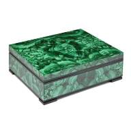 Шкатулка из малахита УЗОР AZRK-3200143-3 - Шкатулка из малахита УЗОР AZRK-3200143-3