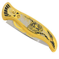 Складной подарочный нож СЕРЫЙ AZS029.1-70 - Складной подарочный нож СЕРЫЙ AZS029.1-70