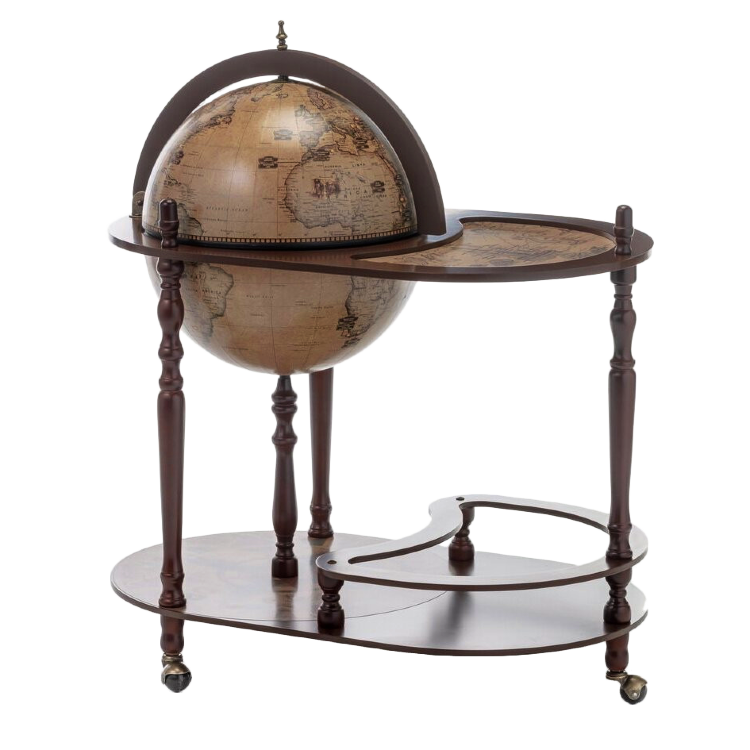 Глобус-бар напольный со столиком JF-RG-42004-N